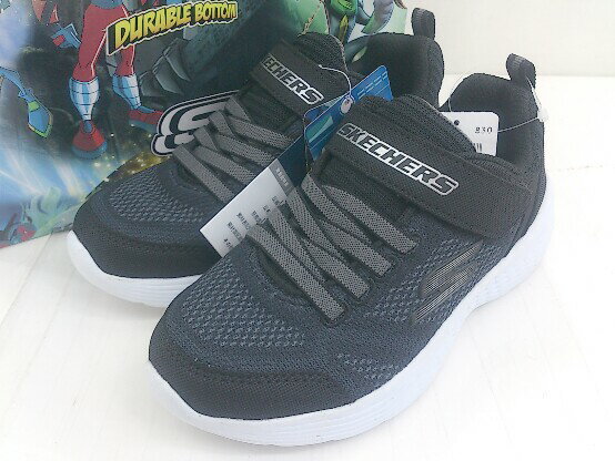 ◇ ◎ ●未使用● SKECHERS SN97546L キッズ 子供シューズ スニーカー シューズ サイズ19 ブラック メンズ レディース 【中古】