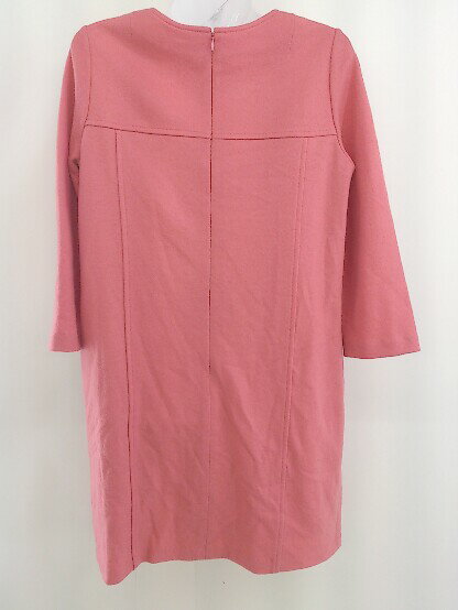 ◇ DoCLASSE ドゥクラッセ 長袖 ミニ ワンピース サイズ9 コーラルピンク レディース 【中古】
