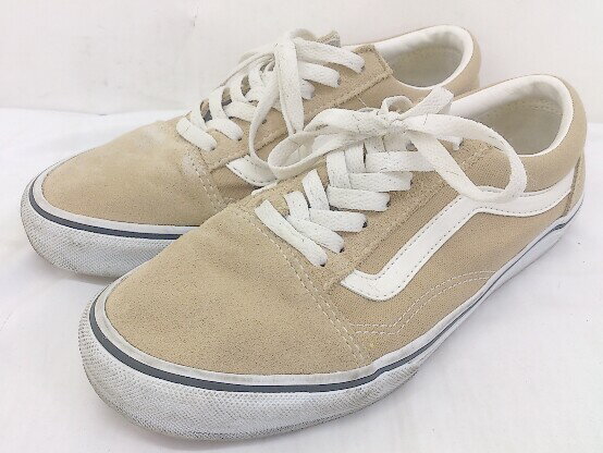 ◇ VANS ヴァンズ V36CL+CALM OLD SKOOL オールドスクール スニーカー シューズ サイズ26cm ベージュ メンズ 【中古】