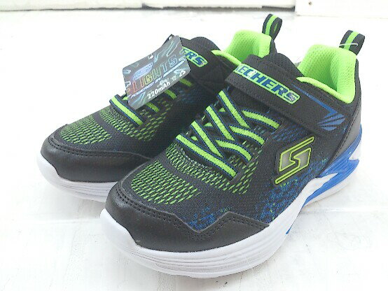 ◇ ●未使用● ◎ SKECHERS Erupters -Derlo 90563L-BBLM キッズ スニーカー シューズ サイズ19cm ブラック 系 メンズ 【中古】