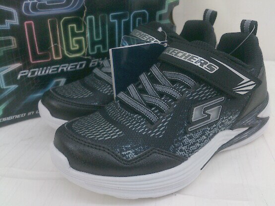 ◇ ◎ ●美品● SKECHERS スケッチャーズ キッズ 子供靴 スニーカー シューズ サイズ19.0cm ブラック ネイビー メンズ 【中古】