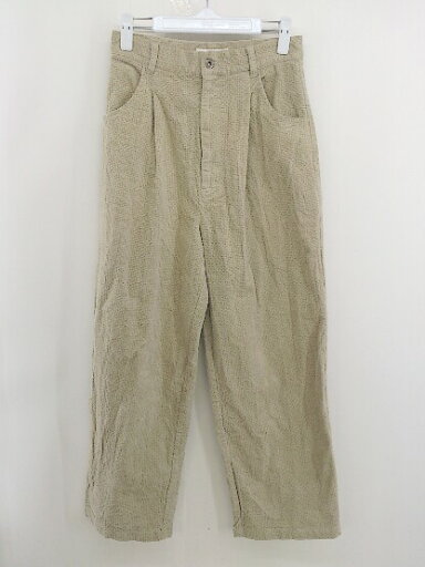 ◇ SLOBE citron. スローブシトロン パンツ サイズ38 ベージュ レディース 【中古】 ◇ SLOBE citron. スローブシトロン パンツ サイズ38 ベージュ レディース 【中古】