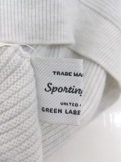 ◇ green label relaxing UNITED ARROWS バックリボン 長袖 ニット プルオーバー ライトグレー系 レディース 【中古】