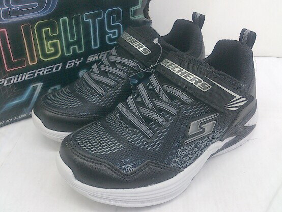 ◇ ◎ ●美品● SKECHERS スケッチャーズ キッズ 子供靴 スニーカー シューズ サイズ19.0cm ネイビー ブラック系 メンズ 【中古】