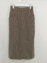 ◇ RAY CASSIN レイカズン ロング ナロー スカート サイズF ブラウン系 レディース 【中古】