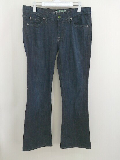 ◇ 7 for all mankind USA製 ブーツカット デニム ジーンズ パンツ サイズ30 ブルー系 メンズ 【中古】