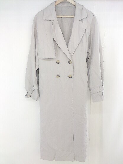 ◇ ◎ EVERY VERY NICE CLAUP 長袖 トレンチ コート サイズF グレージュ系 レディース 【中古】