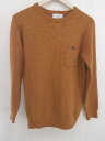 ◇ Sonny Label サニーレーベル URBAN RESEARCH 胸ポケット付 ニット 長袖 セーター サイズL ライトブラウン レディース 【中古】
