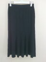 ◇ PROPORTION BODY DRESSING リブ 膝下丈 マーメイド ニット スカート サイズ2 ネイビー系 レディース 【中古】(4)