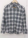 ◇ ◎ green label relaxing UNITED ARROWS ボタンダウン BD 長袖 シャツ サイズS ブラック系 ホワイト メンズ 【中古】