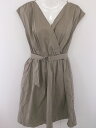 ◇ ◎ N. Natural Beauty Basic ベルト付 ノースリーブ ロング ワンピース サイズM ブラウン レディース 【中古】