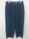 ◇ Beno ビーノ タック テーパード パンツ サイズ S ネイビー メンズ 【中古】