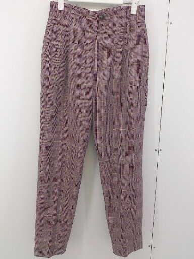 ◇ green label relaxing UNITED ARROWS チェック テーパードパンツ サイズ38 ピンク マルチ レディース 【中古】 ◇ green label relaxing UNITED ARROWS チェック テーパードパンツ サイズ38 ピンク マルチ レディース 【中古】