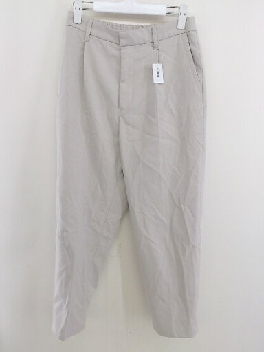 ◇ LIDNM リドム ウエストゴム タックパンツ サイズS ベージュ メンズ 【中古】 ◇ LIDNM リドム ウエストゴム タックパンツ サイズS ベージュ メンズ 【中古】