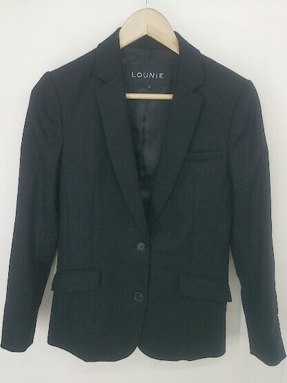 ◇ LOUNIE ルーニィ 長袖 ジャケット サイズ38 ブラック レディース 【中古】