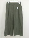 ◇ SEVENDAYS=SUNDAY セブンデイズ=サンデー タック ワイドパンツ サイズM カーキ レディース 【中古】(4)
