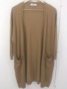 ◇ Sonny Label サニーレーベル URBAN RESEARCH ニット 長袖 ロングカーディガン サイズF ブラウン レディース 【中古】