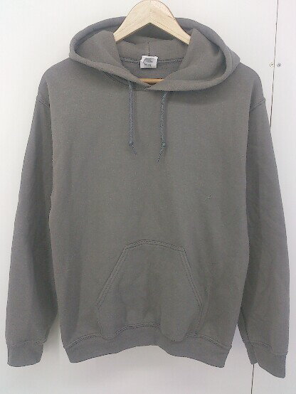 ◇ GILDAN ギルダン 裏起毛 長袖 プルオーバーパーカー サイズ S グレー系 メンズ 【中古】