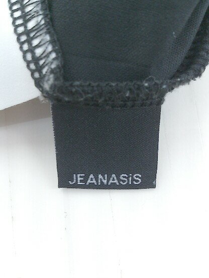 ◇ JEANASIS ジーナシス ロング プリーツ スカート サイズF ブラック シルバー レディース 【中古】