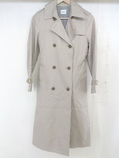 ◇ ◎ URBAN RESEARCH DOORS アーバンリサーチ ベルト付 長袖 トレンチ コート サイズONE ベージュ レディース 【中古】