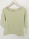 ◇ green label relaxing UNITED ARROWS 半袖 トレーナー カットソー クリームイエロー レディース 【中古】