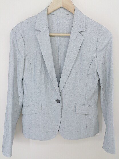 ◇ green label relaxing UNITED ARROWS シングル1B 長袖 ジャケット サイズ40 ライトグレー レディース 【中古】