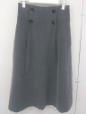 ◇ Demi-Luxe BEAMS デミルクス ビームス 膝下丈 フレア スカート サイズ36 グレー レディース 【中古】