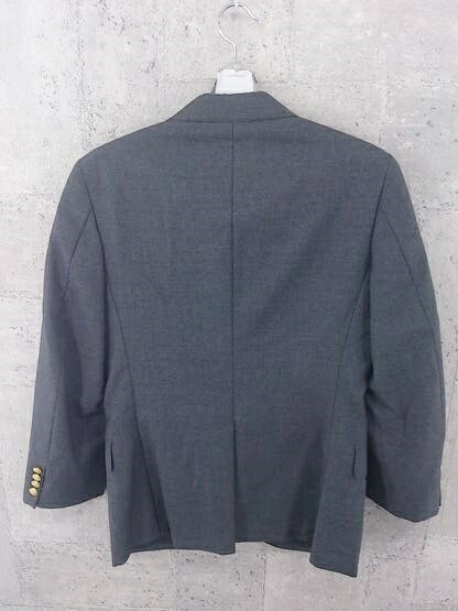 ◇ VISARUNO ビサルノ 長袖 テーラード ジャケット サイズC88-W72-T165 グレー メンズ 【中古】