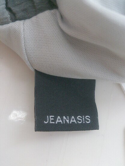 ◇ JEANASIS ジーナシス 総柄 ロング プリーツ スカート サイズF グレー系 ホワイト レディース 【中古】