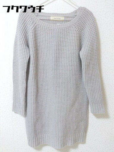 ◇ Jewel ChangesUNITED ARROWS 長袖 ミニ ニット チュニック ワンピース グレー系 レディース P 【中古】 ◇ Jewel ChangesUNITED ARROWS 長袖 ミニ ニット チュニック ワンピース グレー系 レディース P 【中古】