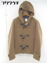 ◇ COLLECTIVE コレクティブ ジップアップ 長袖 ダッフルコート サイズ M ブラウン メンズ P 【中古】