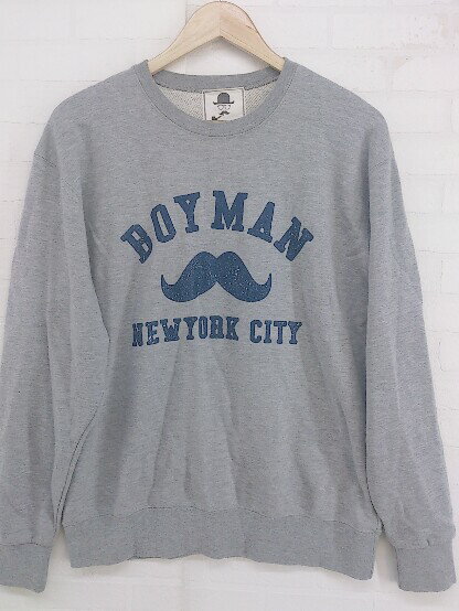 ◇ BOYMAN 長袖 ロゴ ス