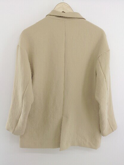 ◇ DOUX ARCHIVES ドゥアルシーヴ シングル2B 長袖 テーラード ジャケット サイズF ベージュ レディース P 【中古】
