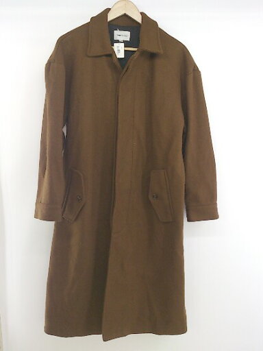 ■ EMMA CLOTHES エマ クローズ 長袖 ステンカラー コート サイズF ブラウン メンズ P 【中古】 ■ EMMA CLOTHES エマ クローズ 長袖 ステンカラー コート サイズF ブラウン メンズ P 【中古】