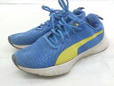 ◇ PUMA プーマ FLYER RUNNER JR 192928-17 キッズ 子供靴 スニーカー シューズ サイズ24cm ブルー イエロー メンズ P 【...
