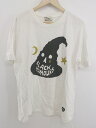 ◇ BLACK HUMOURS by Jody Barton プリント 半袖 Tシャツ カットソー サイズXL ホワイト ブラック メンズ P 【中古】