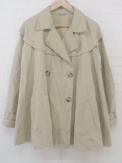 ◇ ◎ mystic ミスティック 2WAY 長袖 コート サイズ2 ベージュ レディース P 【中古】