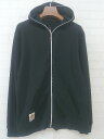 ◇ Lap Wing 長袖 ジップアップ パーカー サイズL ブラック メンズ P 【中古】