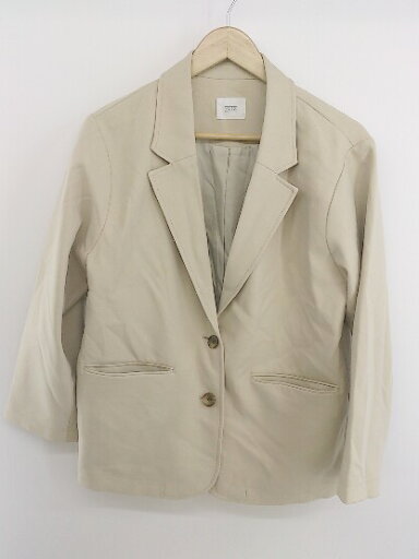 ◇ LOWRYS FARM ローリーズファーム 2B 長袖 ジャケット サイズF ライトベージュ系 レディース P 【中古】 ◇ LOWRYS FARM ローリーズファーム 2B 長袖 ジャケット サイズF ライトベージュ系 レディース P 【中古】