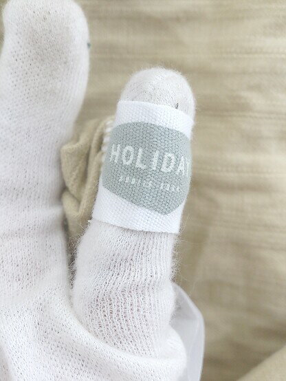 ◇ HOLIDAY ホリデイ 長袖 膝下丈 ワンピース サイズF ベージュ系 レディース P 【中古】