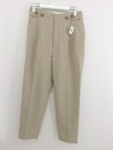 ◇ green label relaxing UNITED ARROWS センタープレス テーパード パンツ サイズ36 ベージュ レディース P 【中古】 ◇ green label relaxing UNITED ARROWS センタープレス テーパード パンツ サイズ36 ベージュ レディース P 【中古】