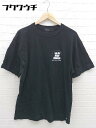 ◇ SILAS サイラス プリント 半袖 Tシャツ カットソー サイズXL ブラック メンズ 【中古】