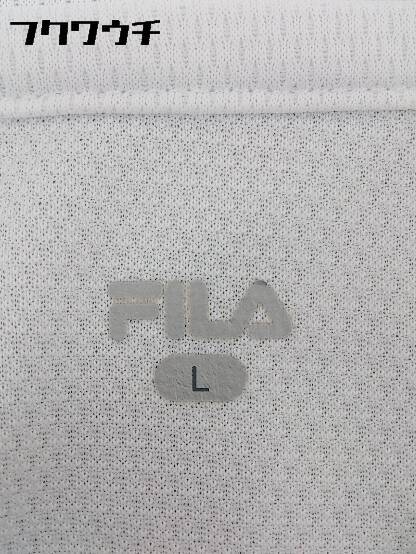 ◇ FILA フィラ 半袖 ポロシャツ Lサイズ ホワイト レディース」 【中古】