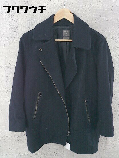 ■ GAP ギャップ 長袖 ジップアップ ジャケット Mサイズ ネイビー レディース 【中古】