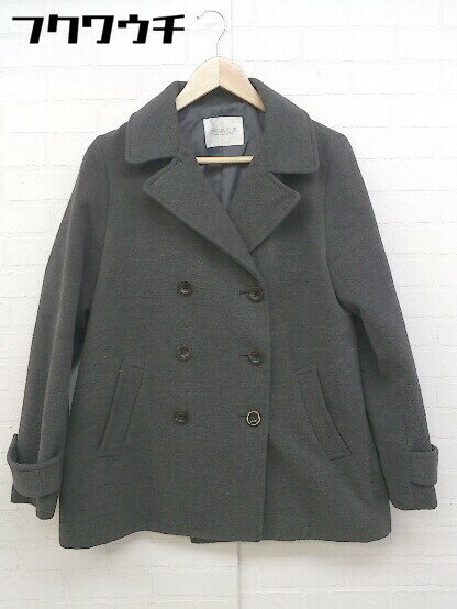 ■ CINEMA CLUB シネマクラブ 長袖 コート サイズL ダークグレー レディース 【中古】