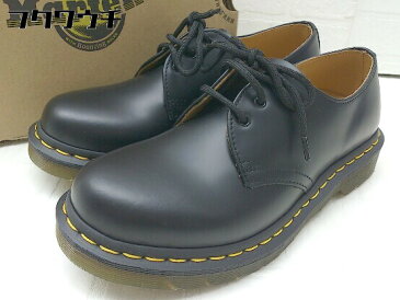 ■ ◎ Dr.Martens ドクターマーチン 1461W 11837002 3EYE GIBSON 3ホール シューズ サイズUK6 US L8 ブラック レディース 【中古】