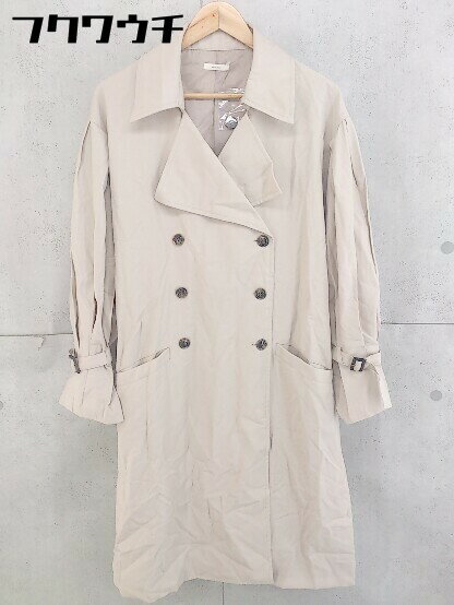 ■ ◎ apres jour アプレジュール 長袖 コート サイズF ベージュ系 レディース 【中古】
