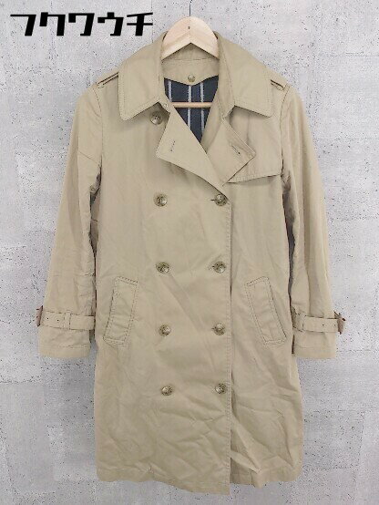 ■ ◎ FREAK'S STORE フリークスストア ウエストベルト ライナー付き 長袖 コート サイズS ベージュ レディース 【中古】