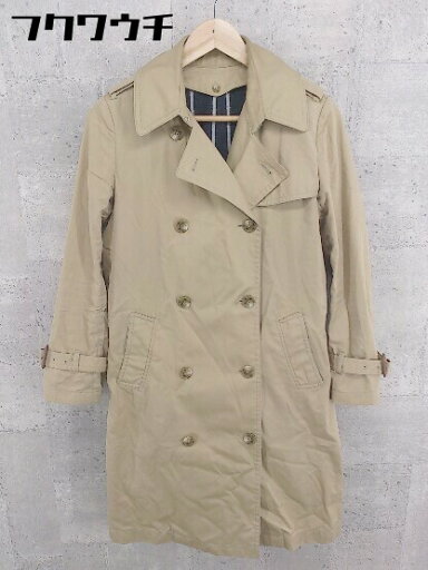 ■ ◎ FREAK'S STORE フリークスストア ウエストベルト ライナー付き 長袖 コート サイズS ベージュ レディース 【中古】 ■ ◎ FREAK'S STORE フリークスストア ウエストベルト ライナー付き 長袖 コート サイズS ベージュ レディース 【中古】