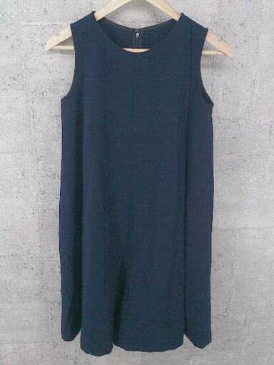◇ NATURAL BEAUTY BASIC ナチュラルビューティーベーシック ノースリーブ オールインワン S ネイビー レディース 【中古】 ◇ NATURAL BEAUTY BASIC ナチュラルビューティーベーシック ノースリーブ オールインワン S ネイビー レディース 【中古】